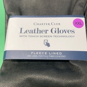 Leather gloves
